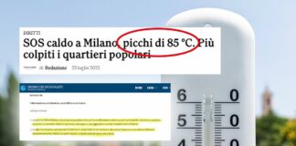 Scrivono “85°C a Milano” e poi correggono in sordina: ora basta, parli l’ordine | L’editoriale