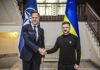 Mark Rutte, segretario NATO, e Volodymyr Zelensky, presidente ucraino
