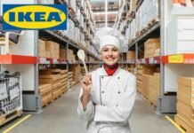 Ikea ti stravolge la cucina, finalmente sarai un vero chef: che affare! ikea, logo ikea, donna chef con mestolo legno