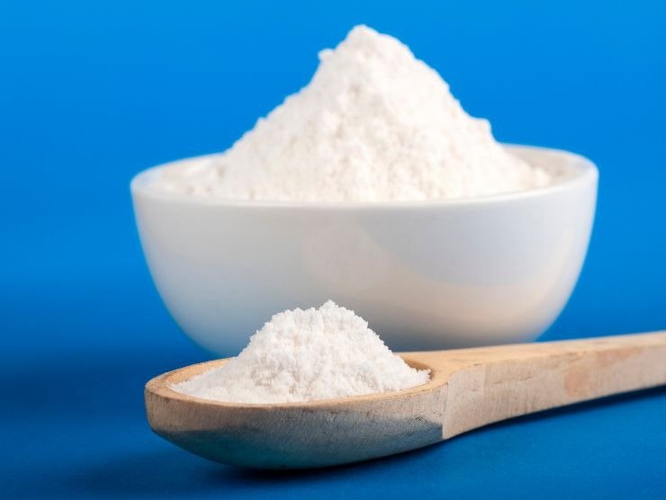 ciotola con bicarbonato