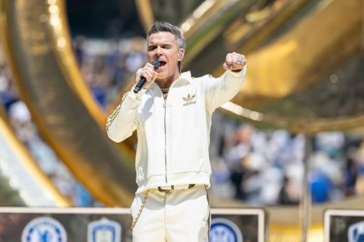 robbie Williams sul palco