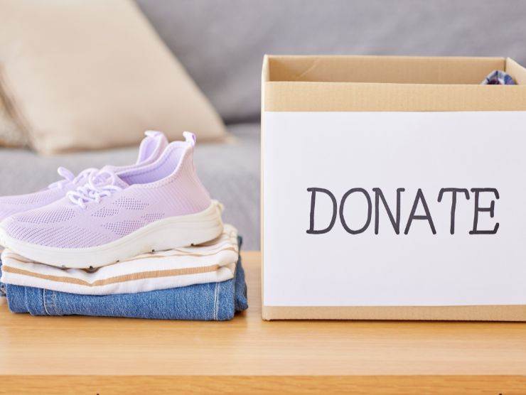 scatola di decluttering