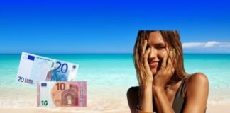 donna al mare, sfondo mare, 30 euro