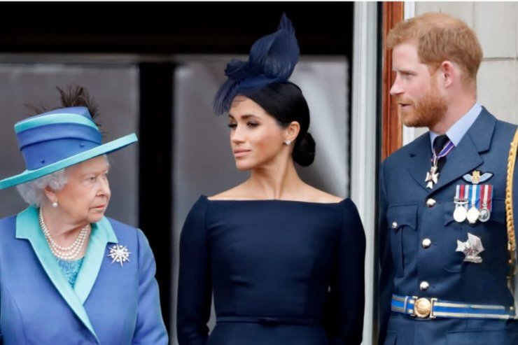 regina Elisabetta, Meghan, harry 