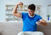 ragazzo molto sudato