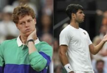 Sinner-Alcaraz, il forfait stravolge di nuovo la classifica Atp Sinner-Alcaraz