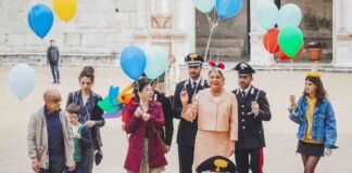 cast don matteo con palloncini