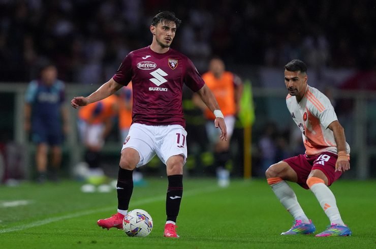 Eljif Elmas in azione col Torino