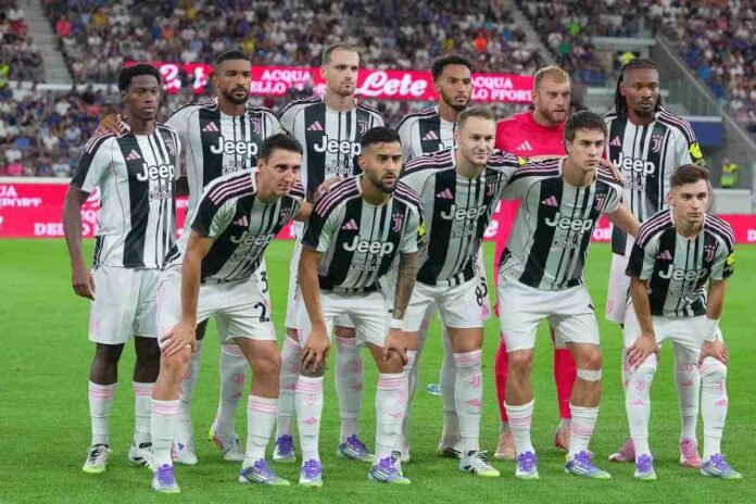 La formazione della Juventus contro l'Atalanta
