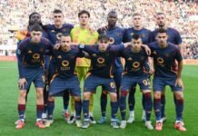 Una formazione della Roma