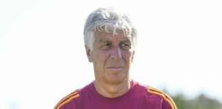 Gian Piero Gasperini accigliato
