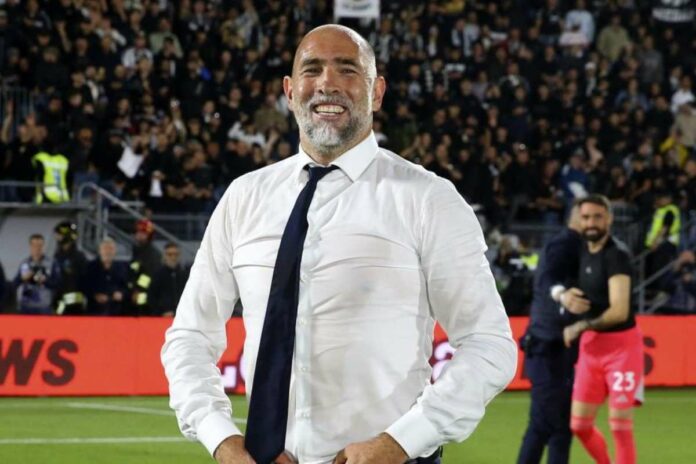 Igor Tudor esulta a Venezia