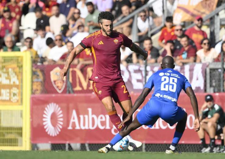 Mario Hermoso in azione col Cannes