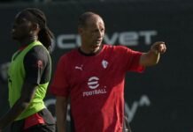 Allegri lo caccia dal Milan: sarà nerazzurro con la formula del prestito Massimiliano Allegri dirige un allenamento