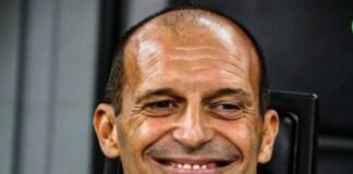 Massimiliano Allegri sorridente