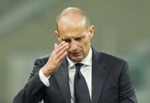 Esonero Allegri, è subito bufera Milan: cosa sta succedendo Massimiliano Allegri rammaricato a San Siro