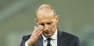 Massimiliano Allegri rammaricato a San Siro