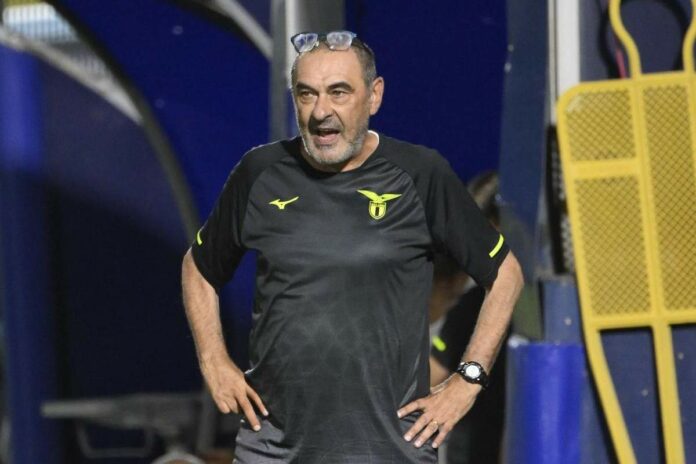 Maurizio Sarri rimprovera i suoi