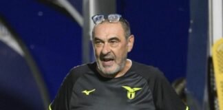 Maurizio Sarri arrabbiato