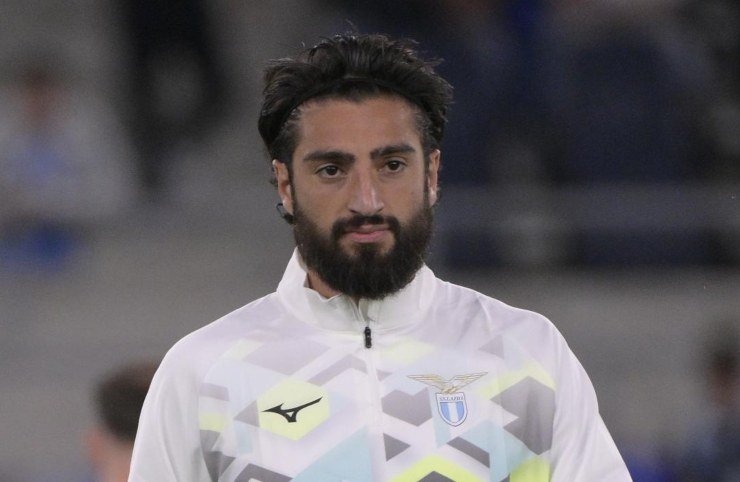 Samuel Gigot in un riscaldamento dello scorso anno