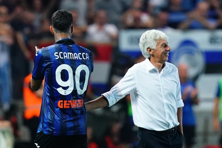 Scamacca e Gasperini all'Atalanta