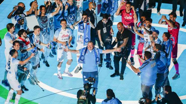 Il Napoli festeggia lo Scudetto