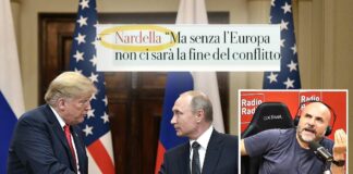 In Alaska Putin, Trump e…Nardella! ▷ Dragoni: “Spiegaci Dario: minacciano di continuare la guerra?” Incontro Trump Putin