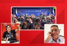 La strana reazione dei giornalisti all’arrivo di Trump e Putin ▷ “Tutti ‘ipnotizzati’? Impossibile” Trump e Putin prima della conferenza stampa