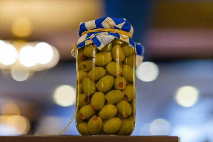 barattolo di olive