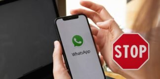 smartphone whatsapp e segnale stop