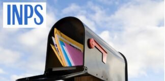 cassetta della posta e logo inps