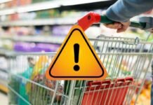 carrello supermercato segnale pericolo