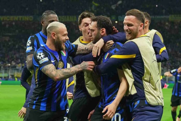 È finita con l’Inter, rescissione del contratto: sarà bianconero Inter esultanza