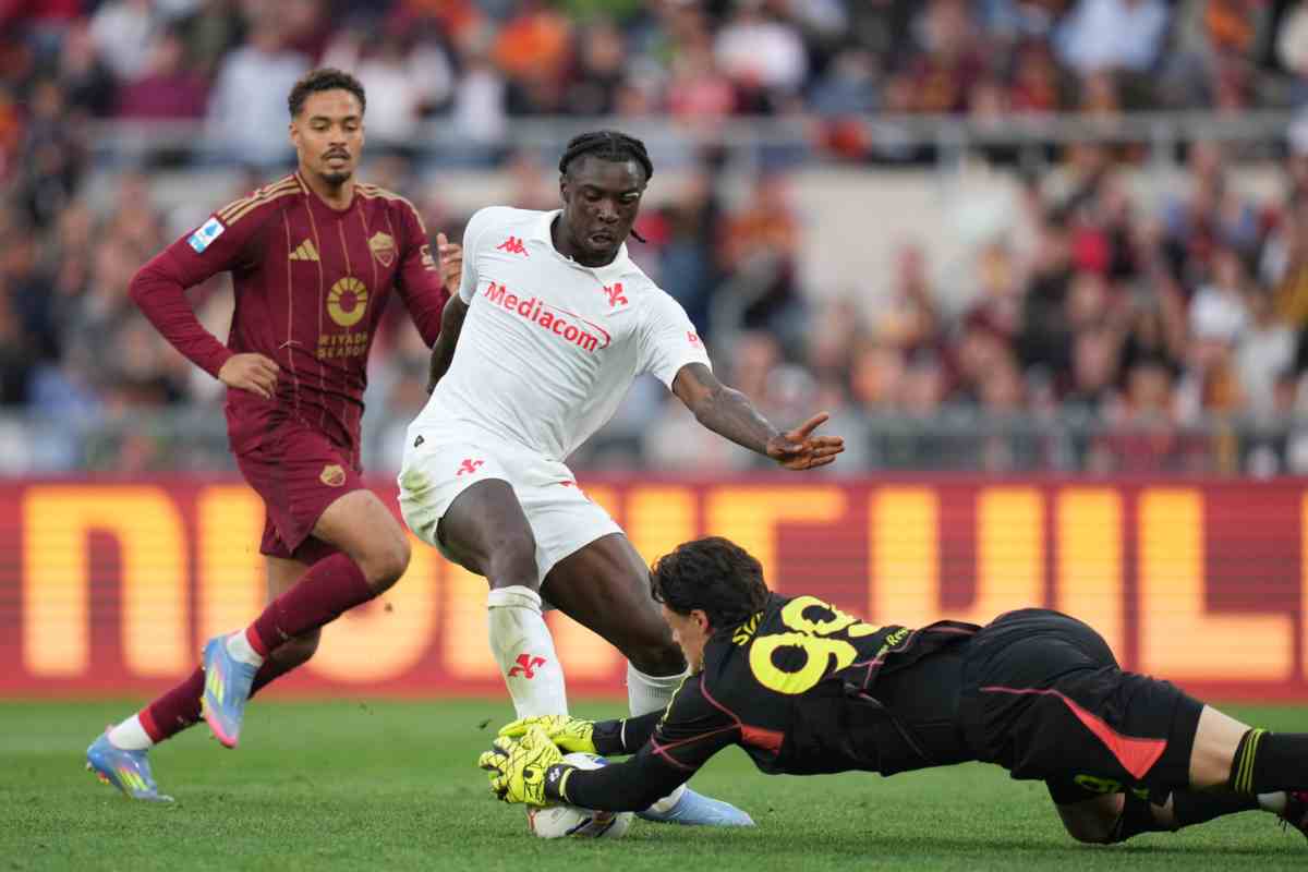 Kean in Roma-Fiorentina