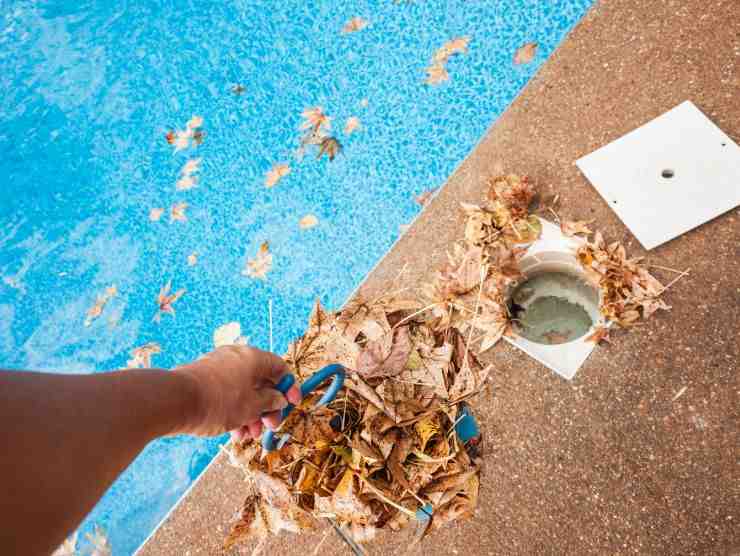 pulizia dei filtri della piscina