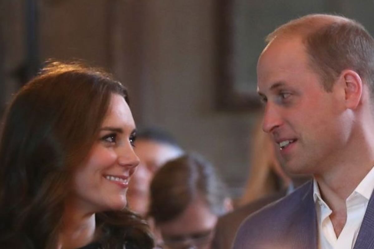 William e kate che si guardano