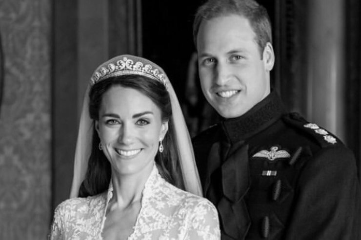 William e kate bianco e nero