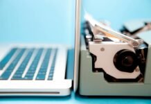 computer vs macchia da scrivere