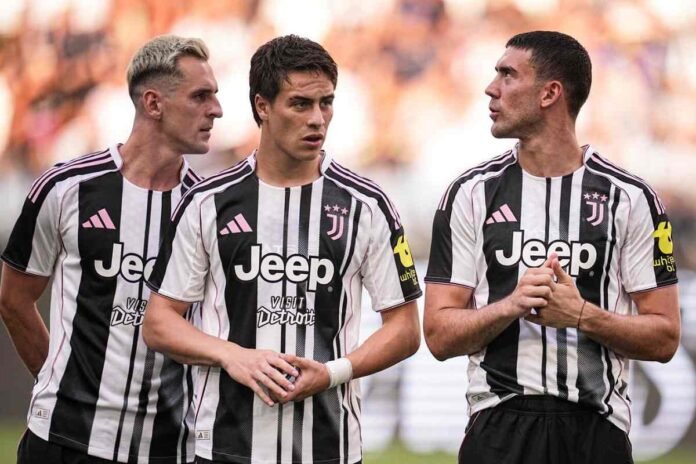 Juve, cambia tutto: infortunio al crociato e stagione finita Arek Milik con Yildiz e Vlahovic