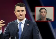 Charlie Kirk, a sinistra. A destra il sospetto omicida.