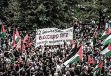 Sciopero nazionale a sostegno di Gaza