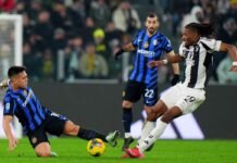 Juve-Inter, altro che titolare nel derby d’Italia: ceduto nella notte! Una fase di Juve-Inter dello scorso anno