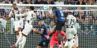 Una fase dell'ultimo Juve-Inter
