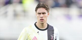 Kenan Yildiz in una fase di riscaldamento