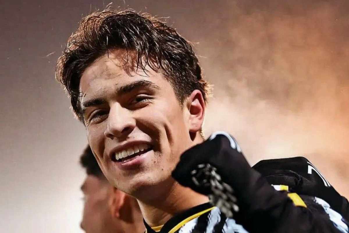 Kenan Yildiz festeggia dopo un gol