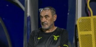 Maurizio Sarri deluso