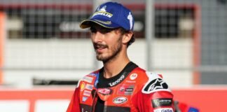 Pecco Bagnaia nel GP di Motegi in Giappone