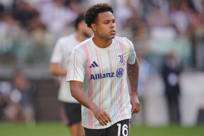 Weston McKennie in divisa d'allenamento
