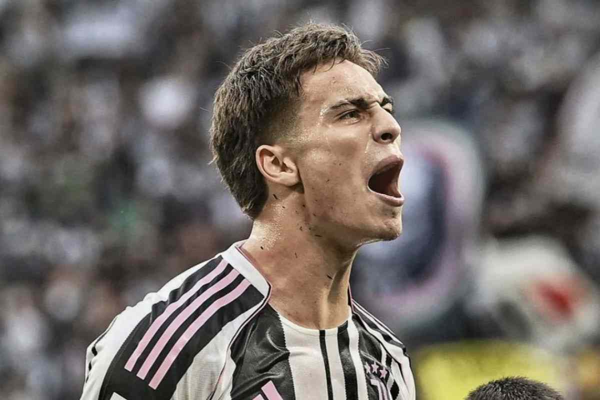 Kenan Yildiz urla dopo un gol