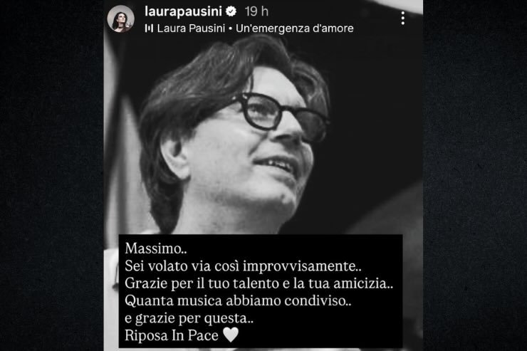 messaggio instagram Laura Pausini